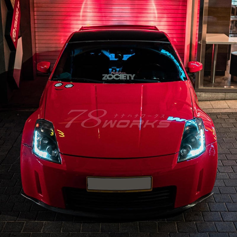 78ワークス 350Z/Z33 LEDヘッドライトユニットV2(ブラック)