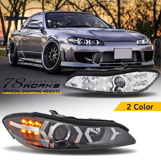 S15 Silvia LED Head Lights - Circuit Spec V3 (Black)