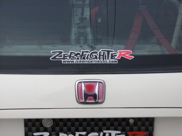 ZEROFIGHTER Shop Sticker (Black)