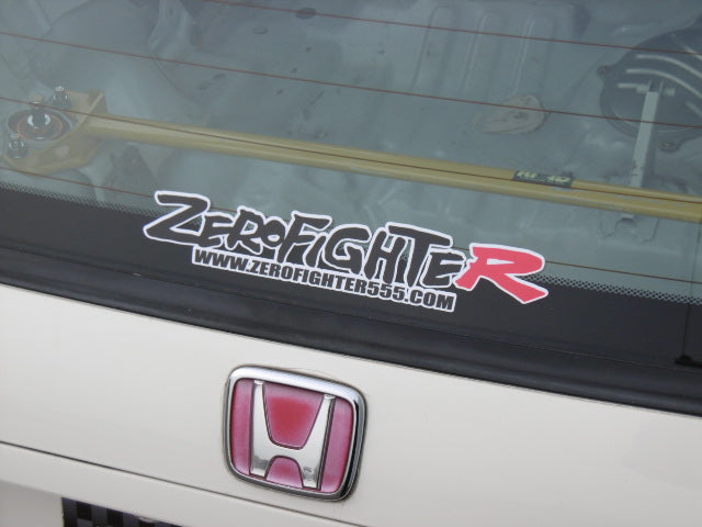 ZEROFIGHTER Shop Sticker (Black)
