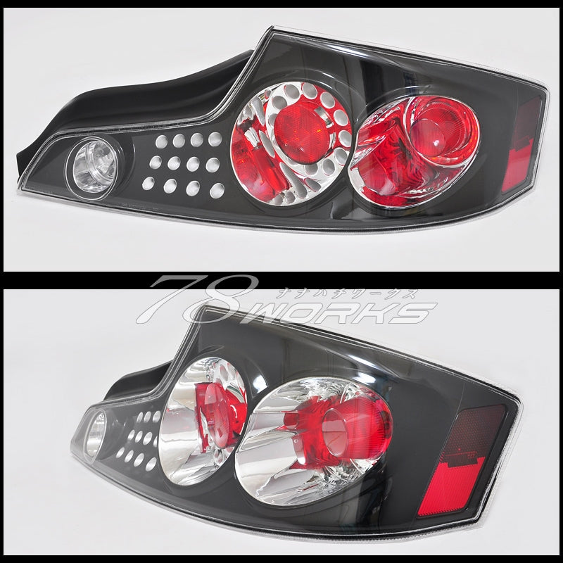 78WORKS G35/V35 Skyline LED Tail Light Unit - Gloss Black (2 Door Models)