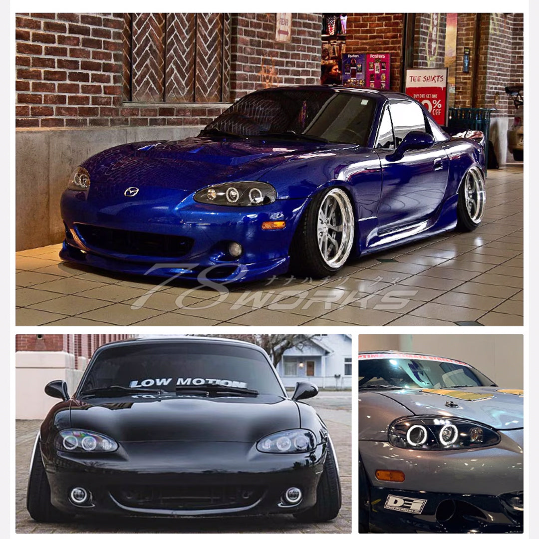 MX-5/Roadster/MIATA (NB) LED Head Light Unit (Black)