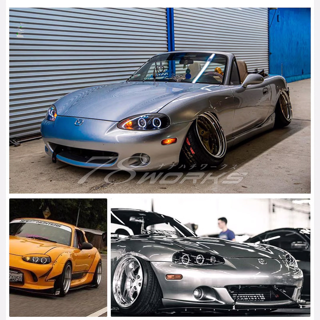 MX-5/Roadster/MIATA (NB) LED Head Light Unit (Black)