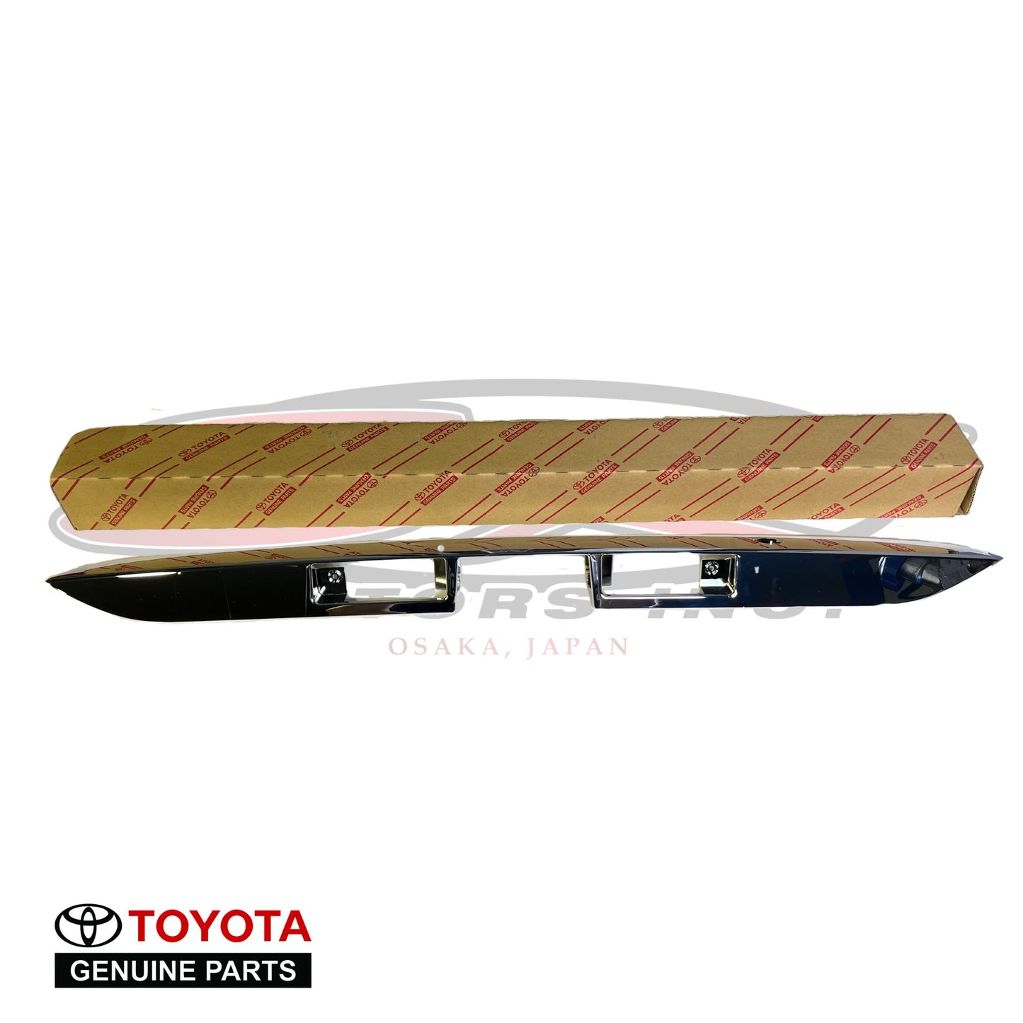 Hiace 200 Series OEM Rear Tailgate Garnish - Chrome