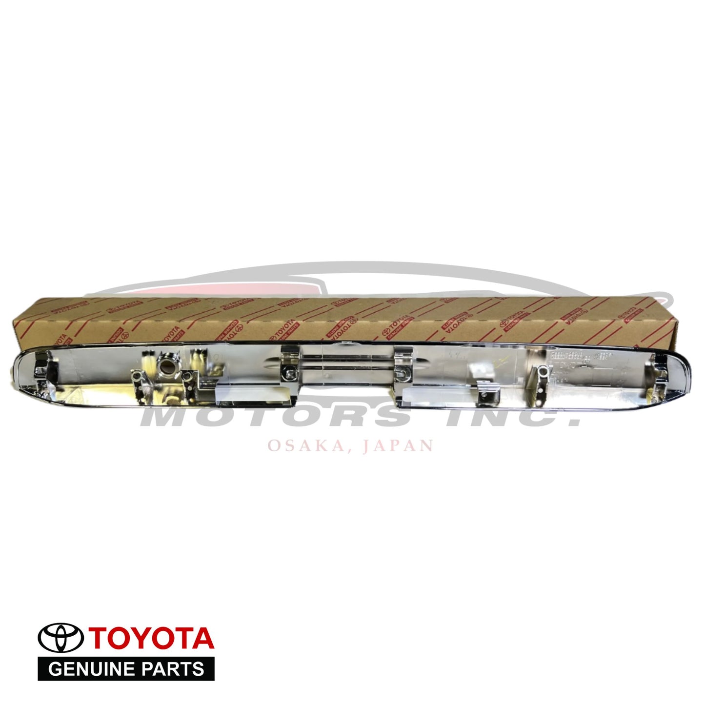 Hiace 200 Series OEM Rear Tailgate Garnish - Chrome