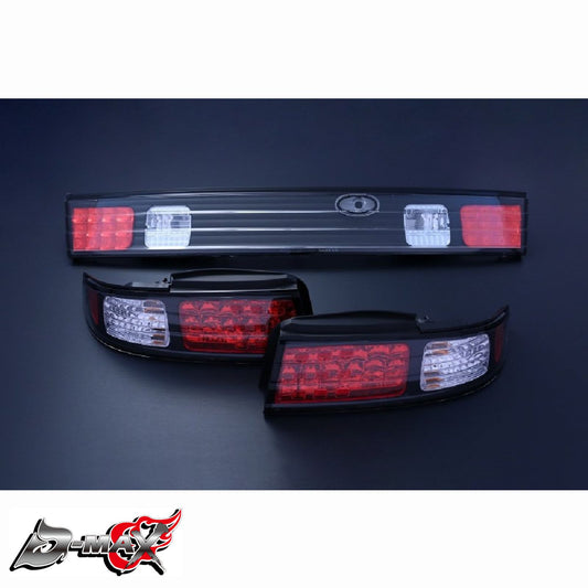 S14 LED Tail Light Set - Black