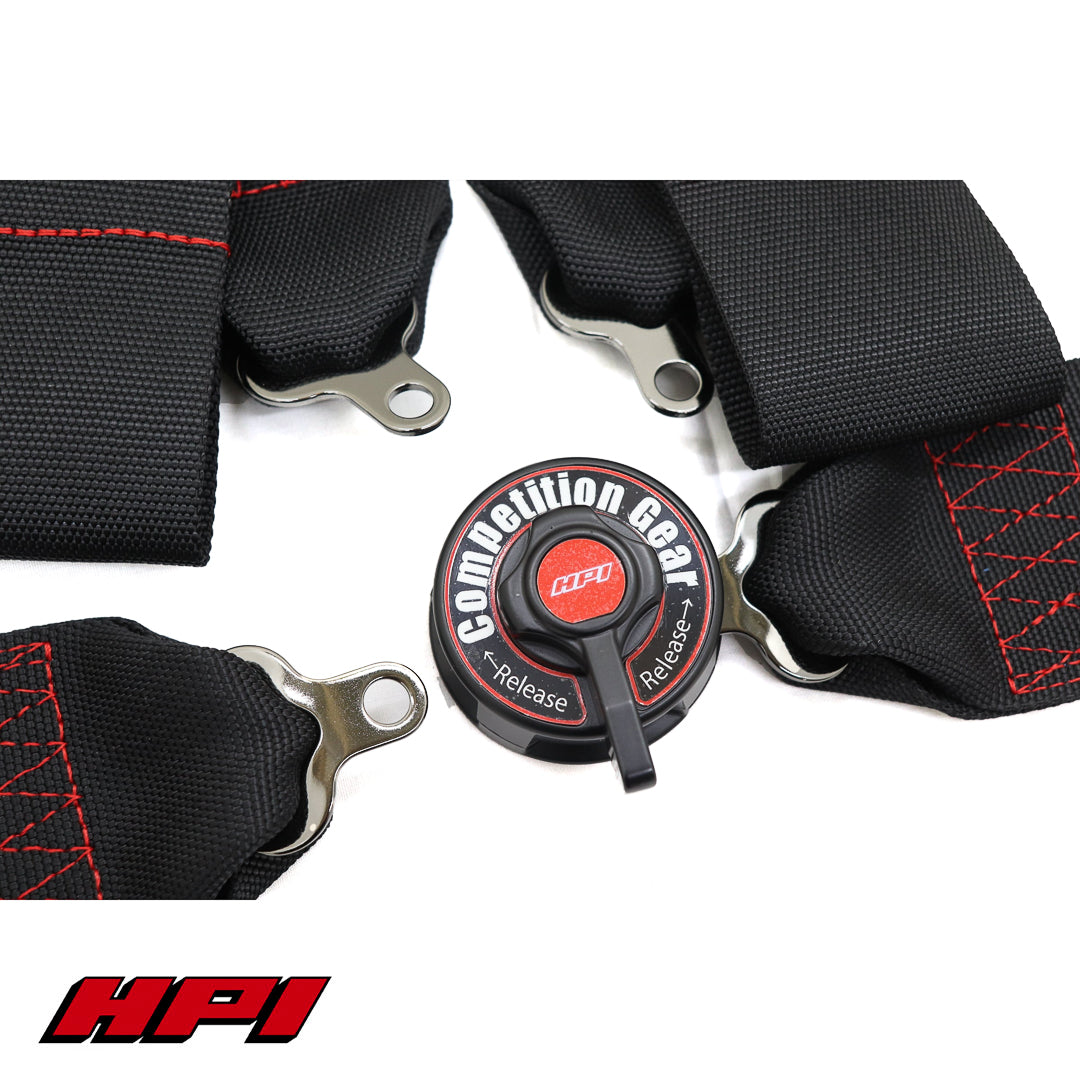FIA 4 Point Racing Harness - Black
