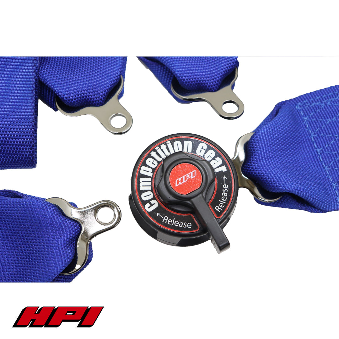 FIA 4 Point Racing Harness - Blue