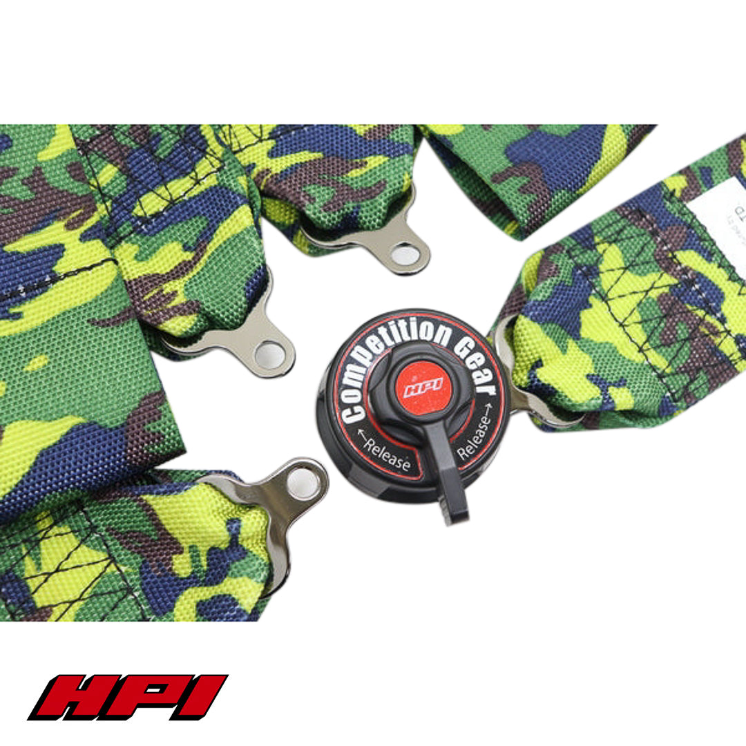 FIA 4 Point Racing Harness - Camouflage