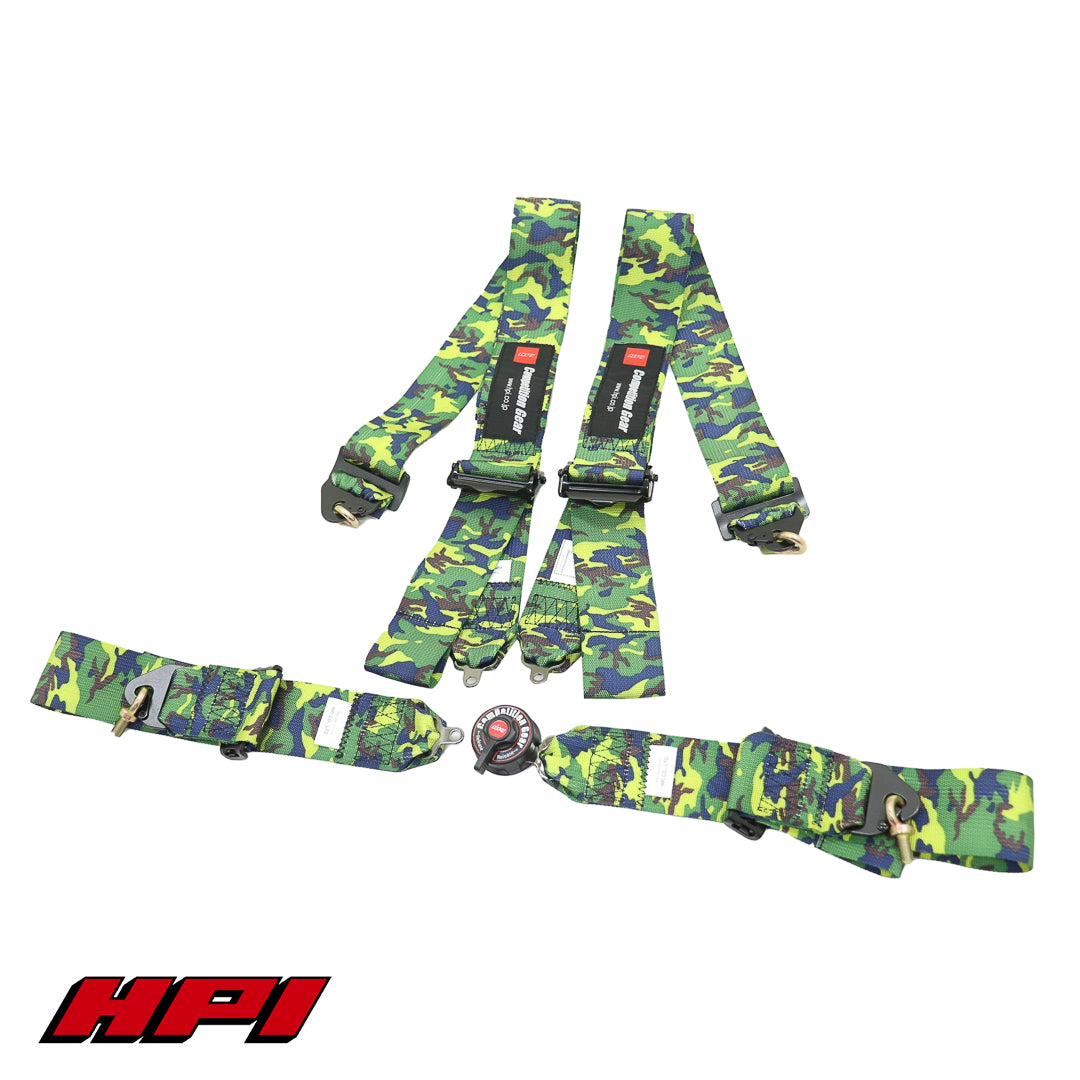 FIA 4 Point Racing Harness - Camouflage