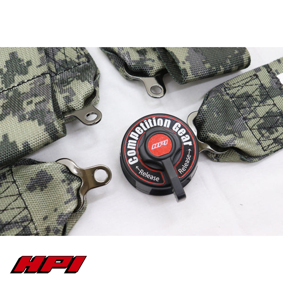 FIA 4 Point Racing Harness - Desert Camouflage