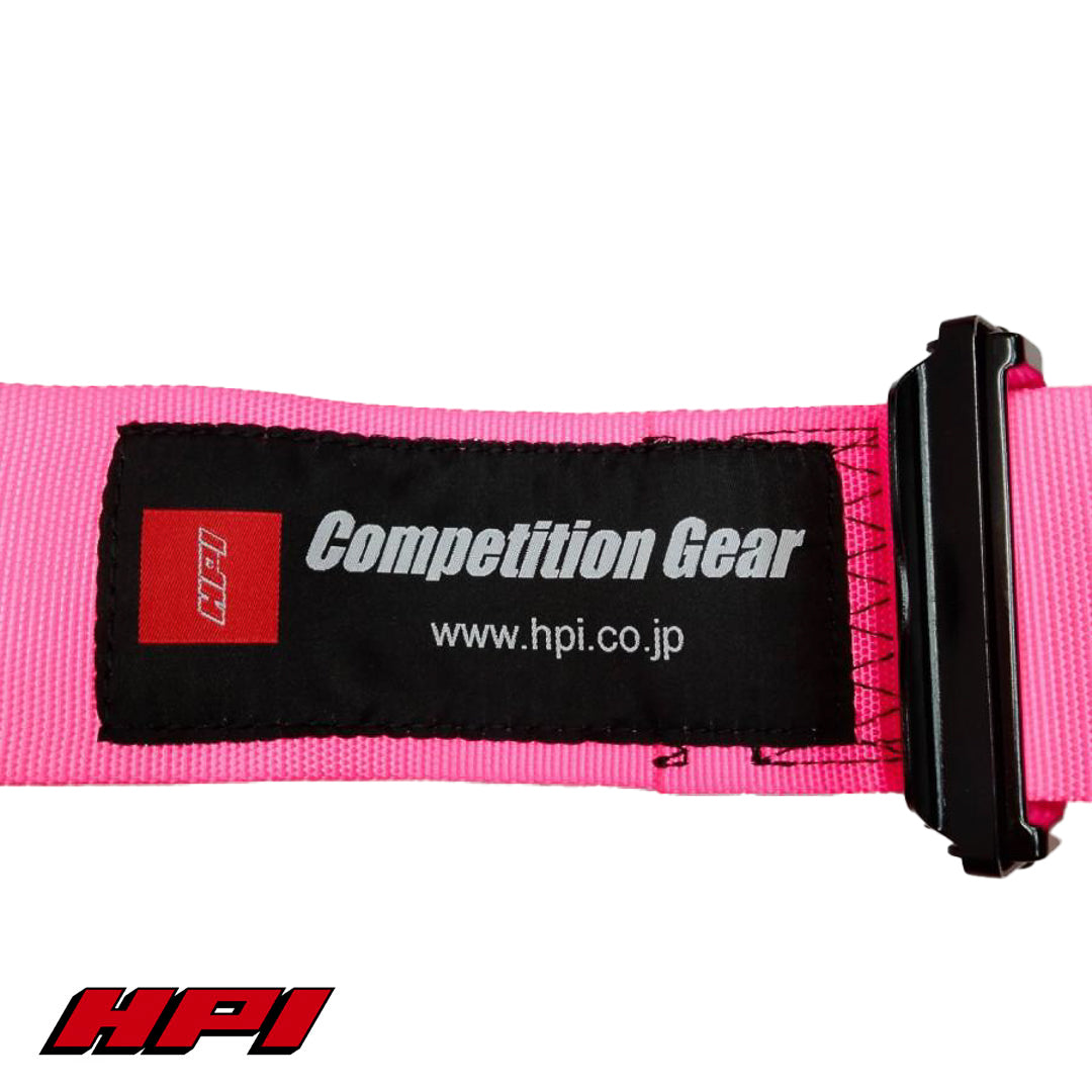 FIA 4 Point Racing Harness - Fluro Pink