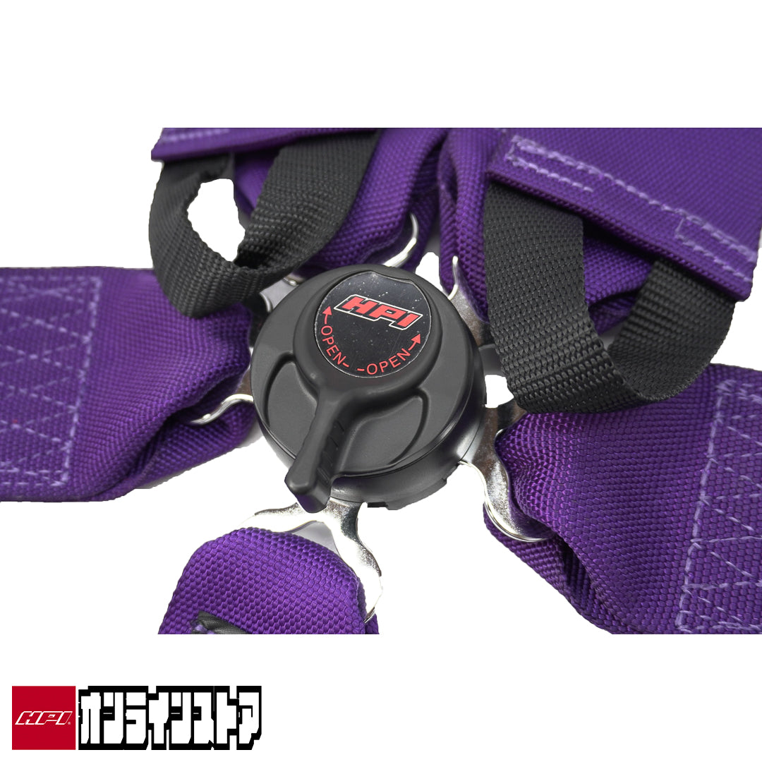 FIA 6 Point Racing Harness - Purple