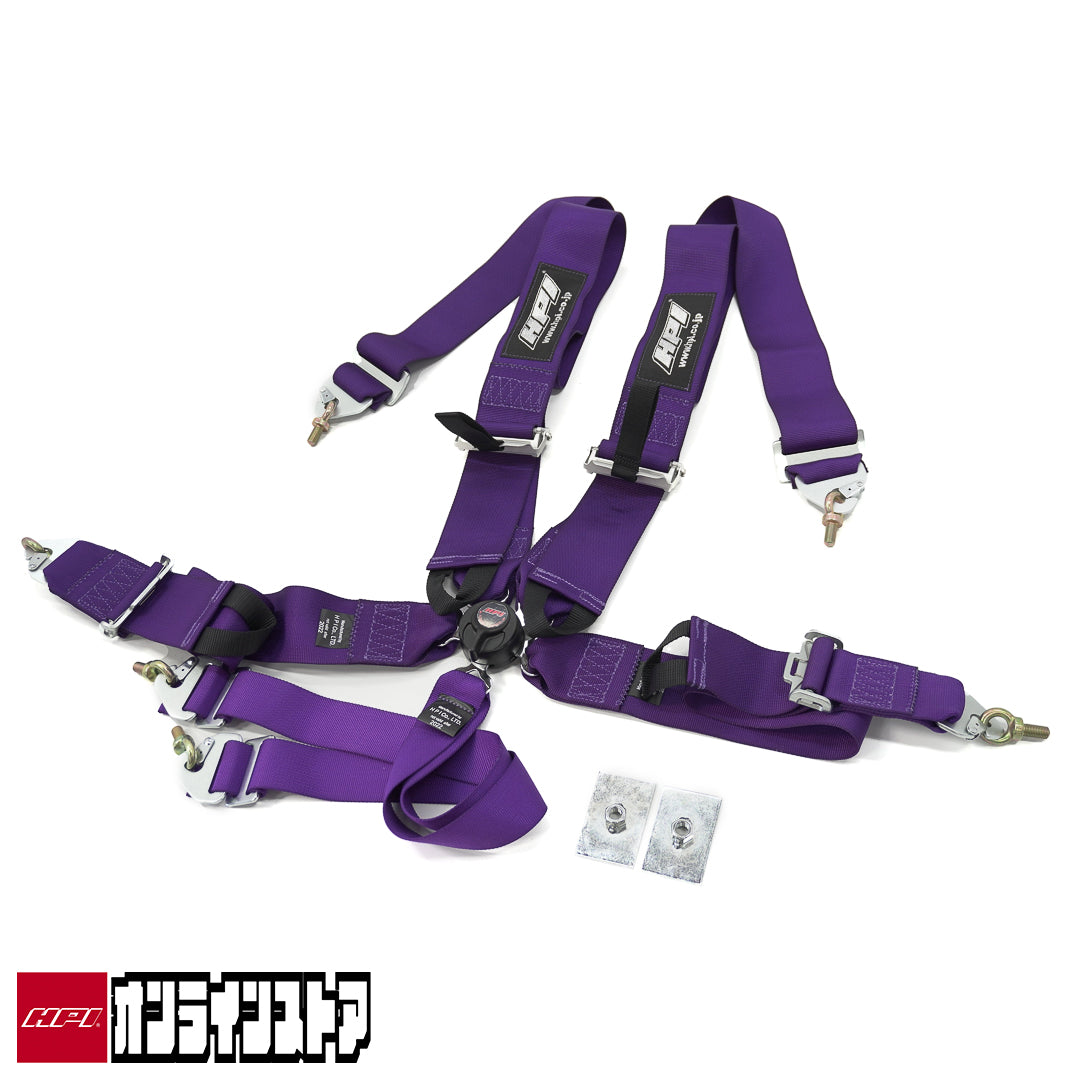 FIA 6 Point Racing Harness - Purple