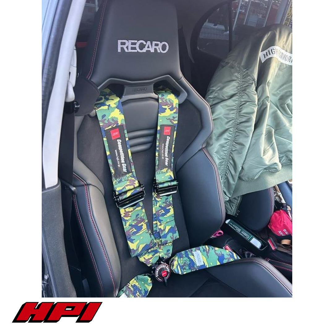 FIA 4 Point Racing Harness - Camouflage