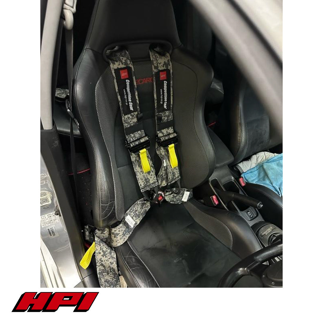 FIA 4 Point Racing Harness - Desert Camouflage