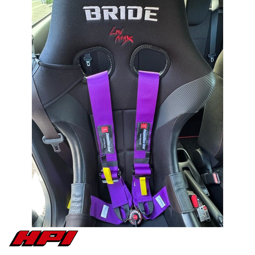 FIA 4 Point Racing Harness - Purple