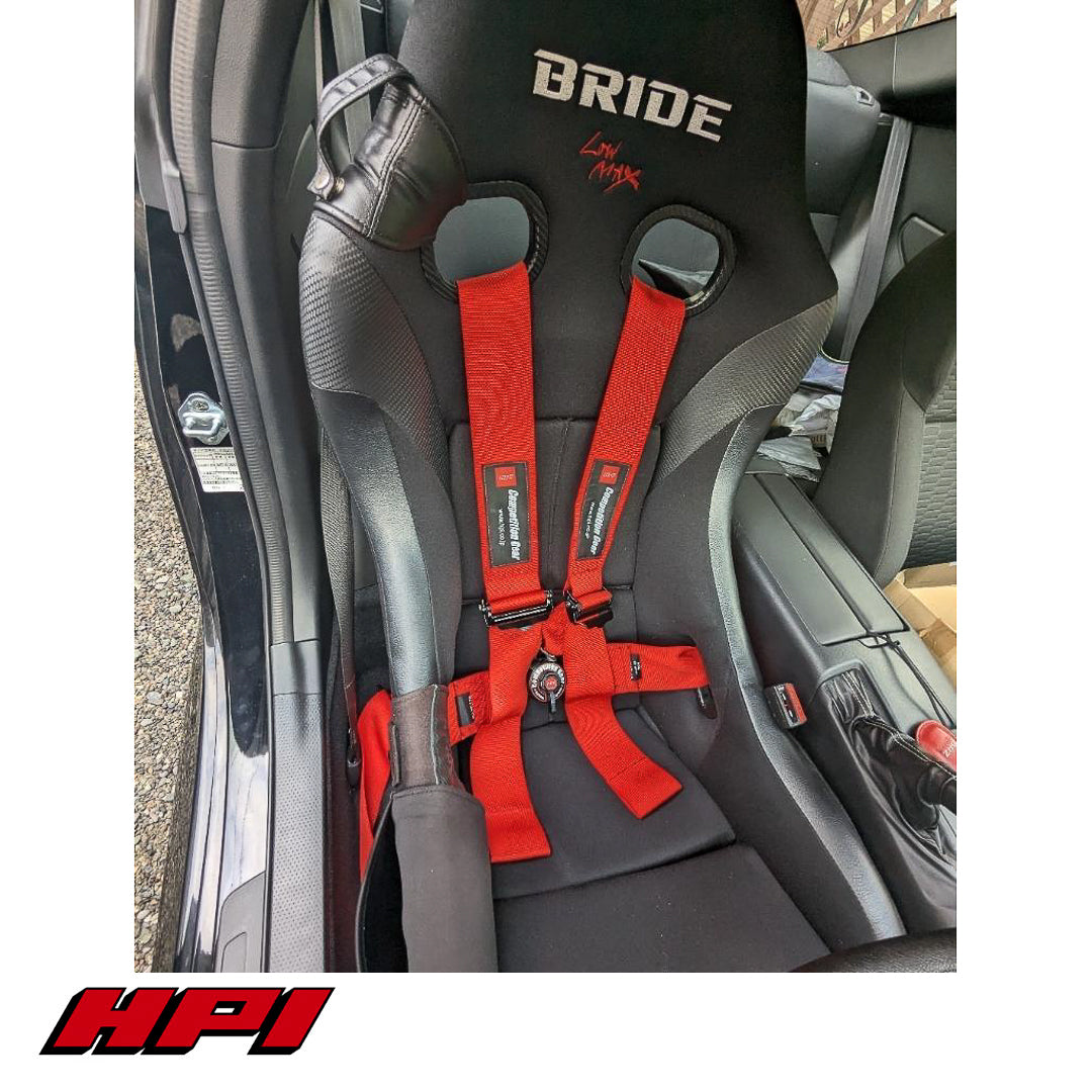 FIA 4 Point Racing Harness - Red