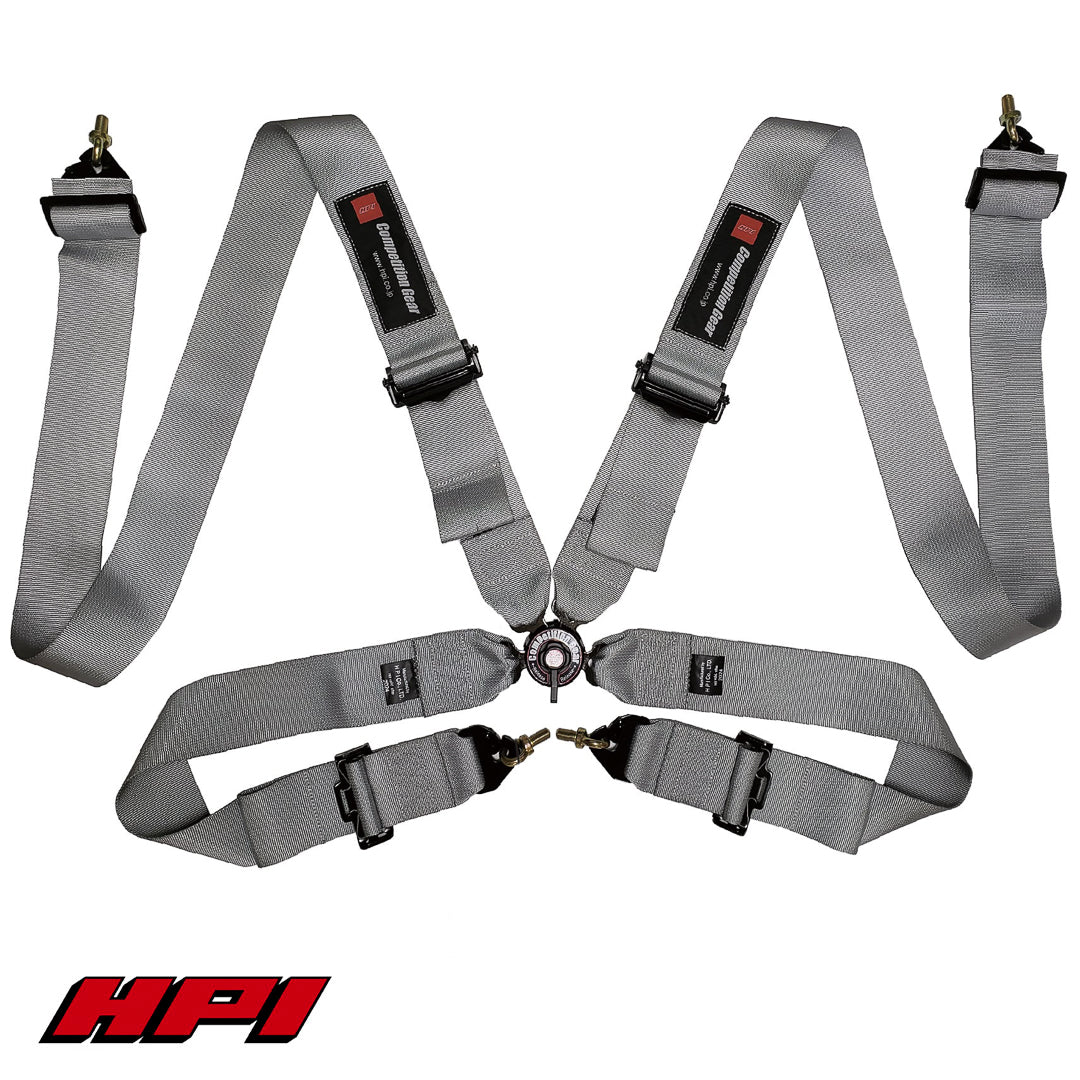 FIA 4 Point Racing Harness - Silver