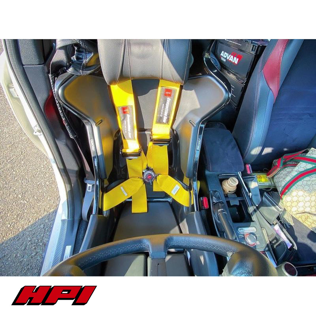 FIA 4 Point Racing Harness - Yellow