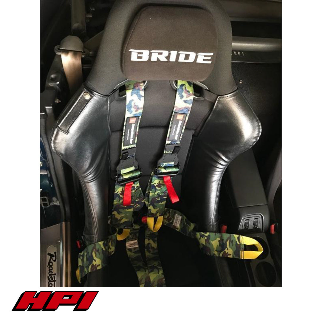 FIA 6 Point Racing Harness - Camouflage (HANS Compatible)