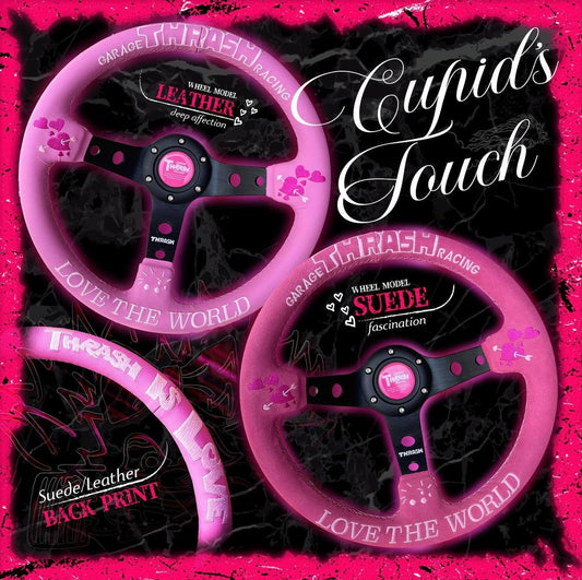 THRASH RACING LOVE THE WORLD 330MM Deep Dish Steering Wheel