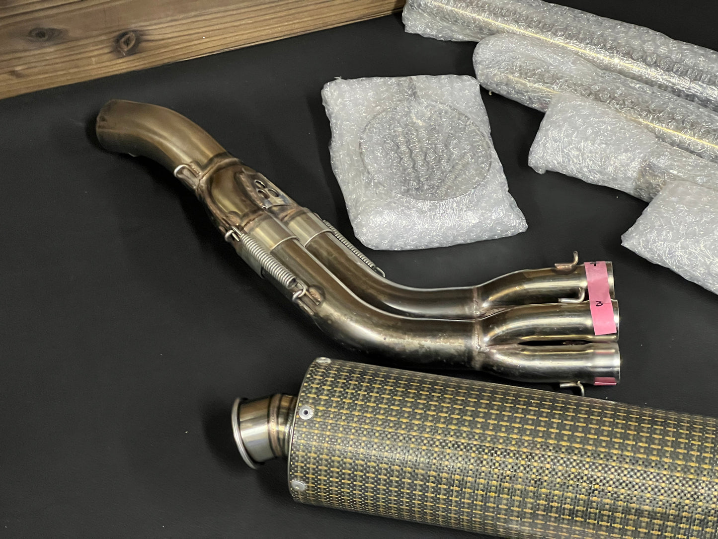 TSR (Technical Sports) 4-2-1 Full Exhaust System w/ Carbon Kevlar Muffler (CBR250RR MC22)