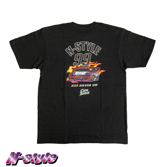 B-WEST 180SX 公式Tシャツ(ブラック)