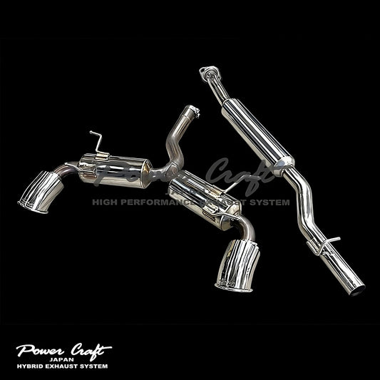GR86/BRZ Equal Length Muffler With Mid Pipe