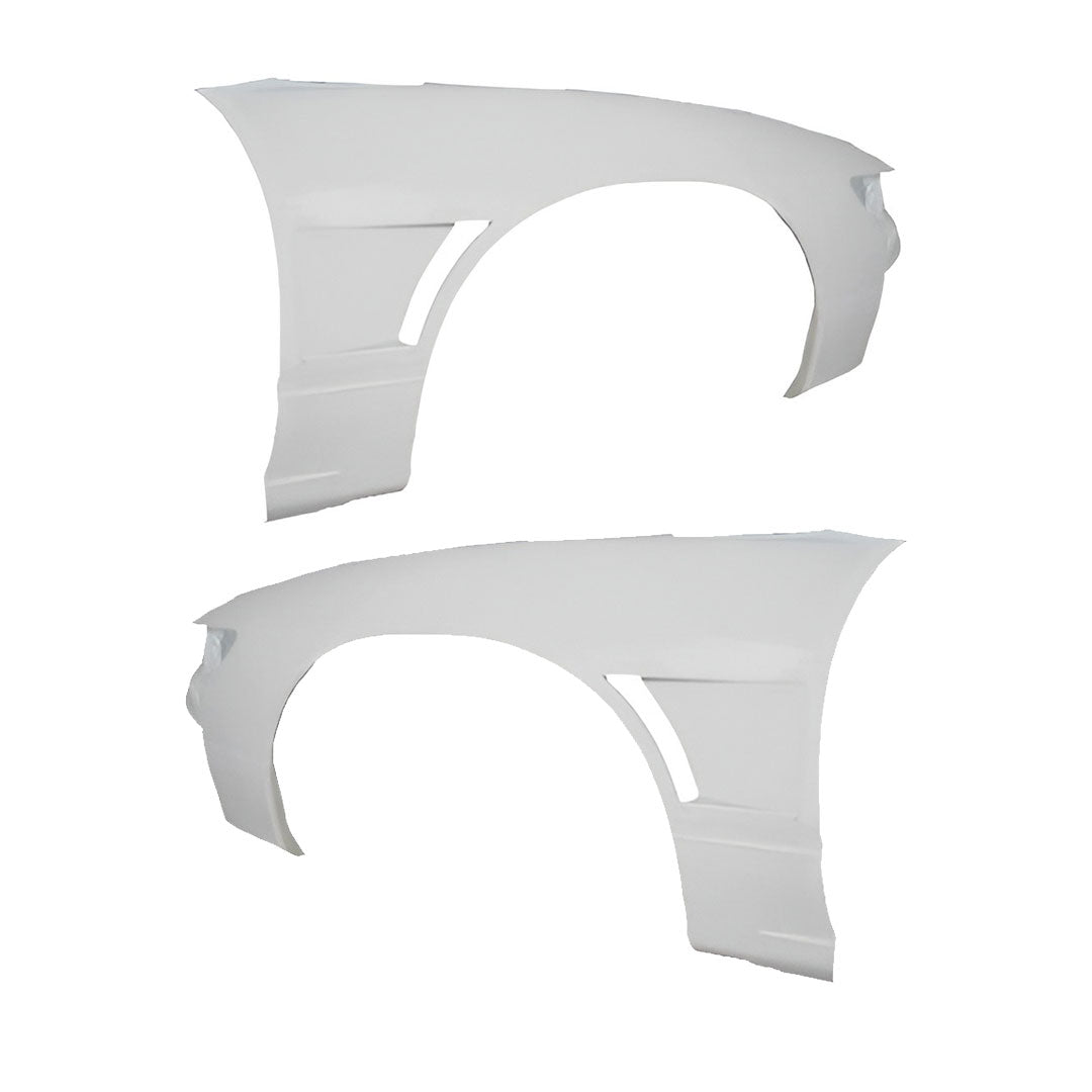 S13 SILVIA +20mm Front Fenders (FRP) - Single Duct