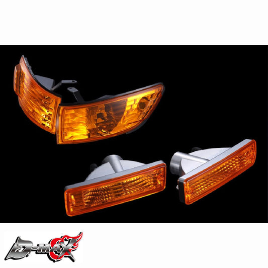 S13 Front Indicator Set - Amber