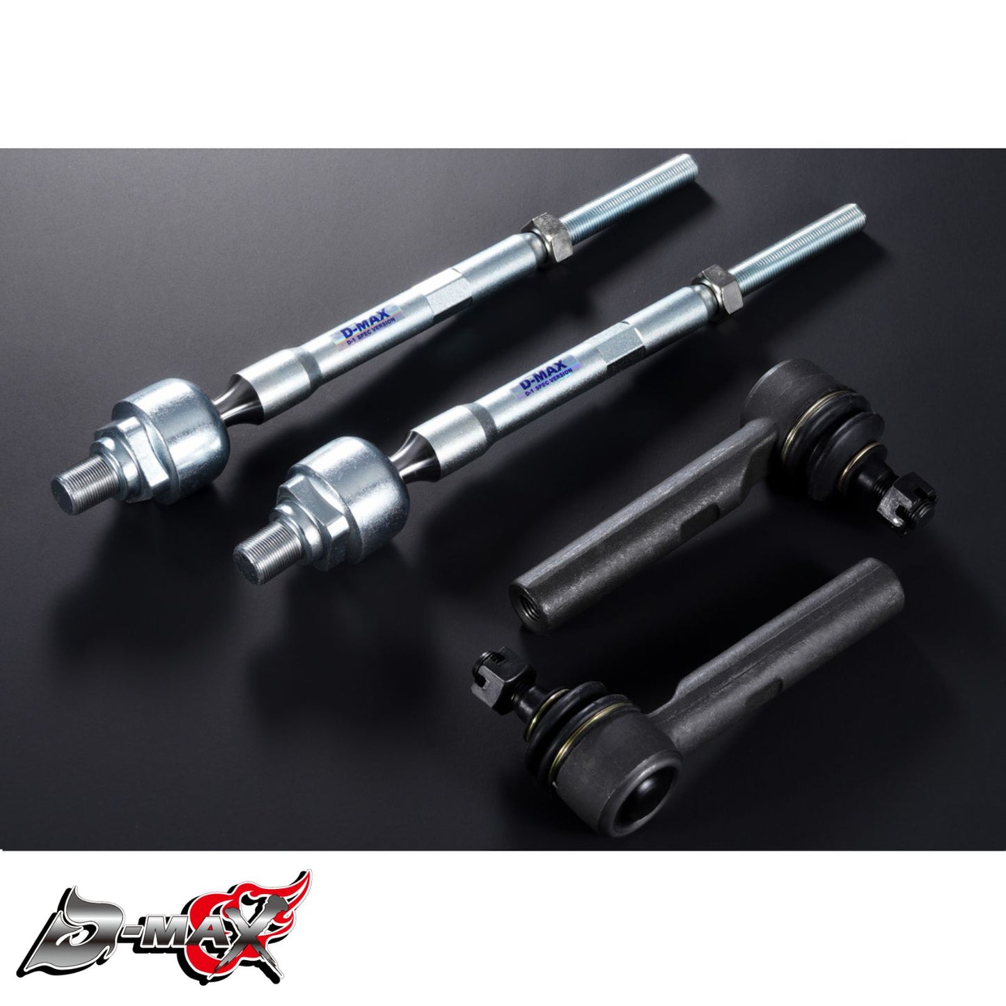 S13/S14 D1SPEC Reinforced Tie Rod & Tie Rod End Set - Ball Joint Type (+30mm extension)