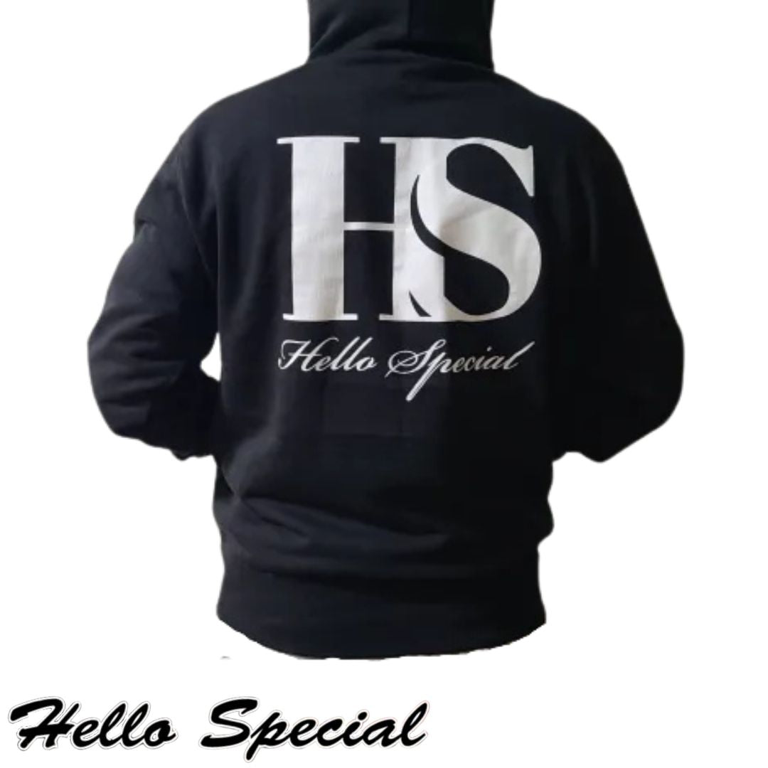 Bunny Hoodie No.2 - Black/White