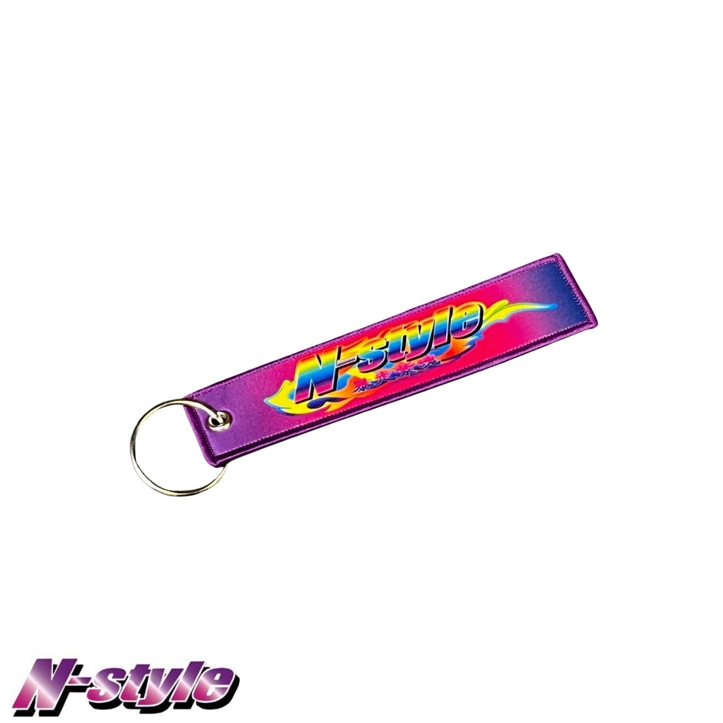 N-STYLE Car Produce Jet Tag Keychain