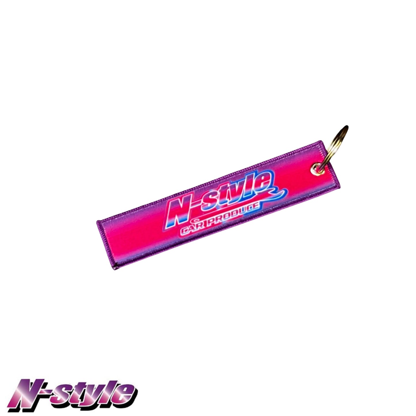 N-STYLE Car Produce Jet Tag Keychain
