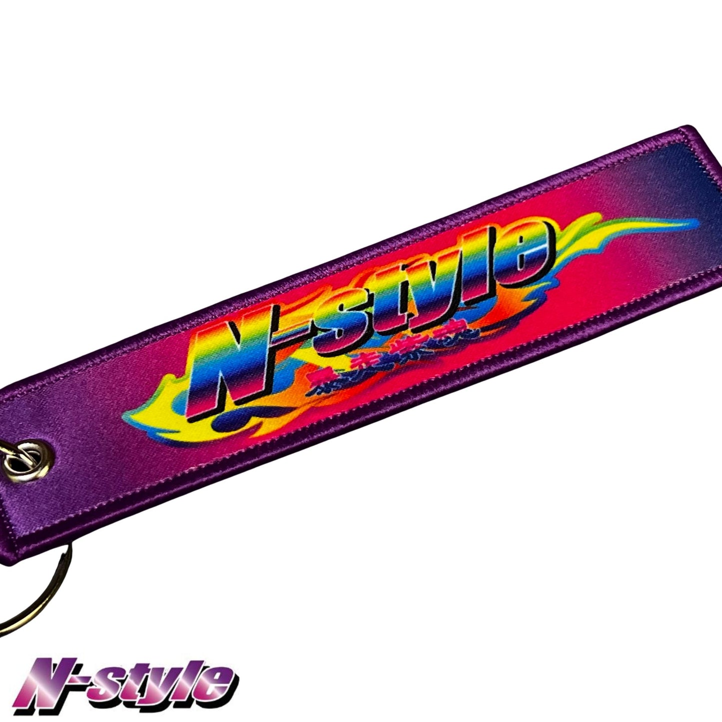 N-STYLE Car Produce Jet Tag Keychain