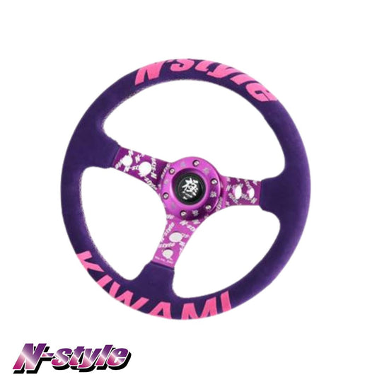 KIWAMI Steering Wheel - Purple Alcantara