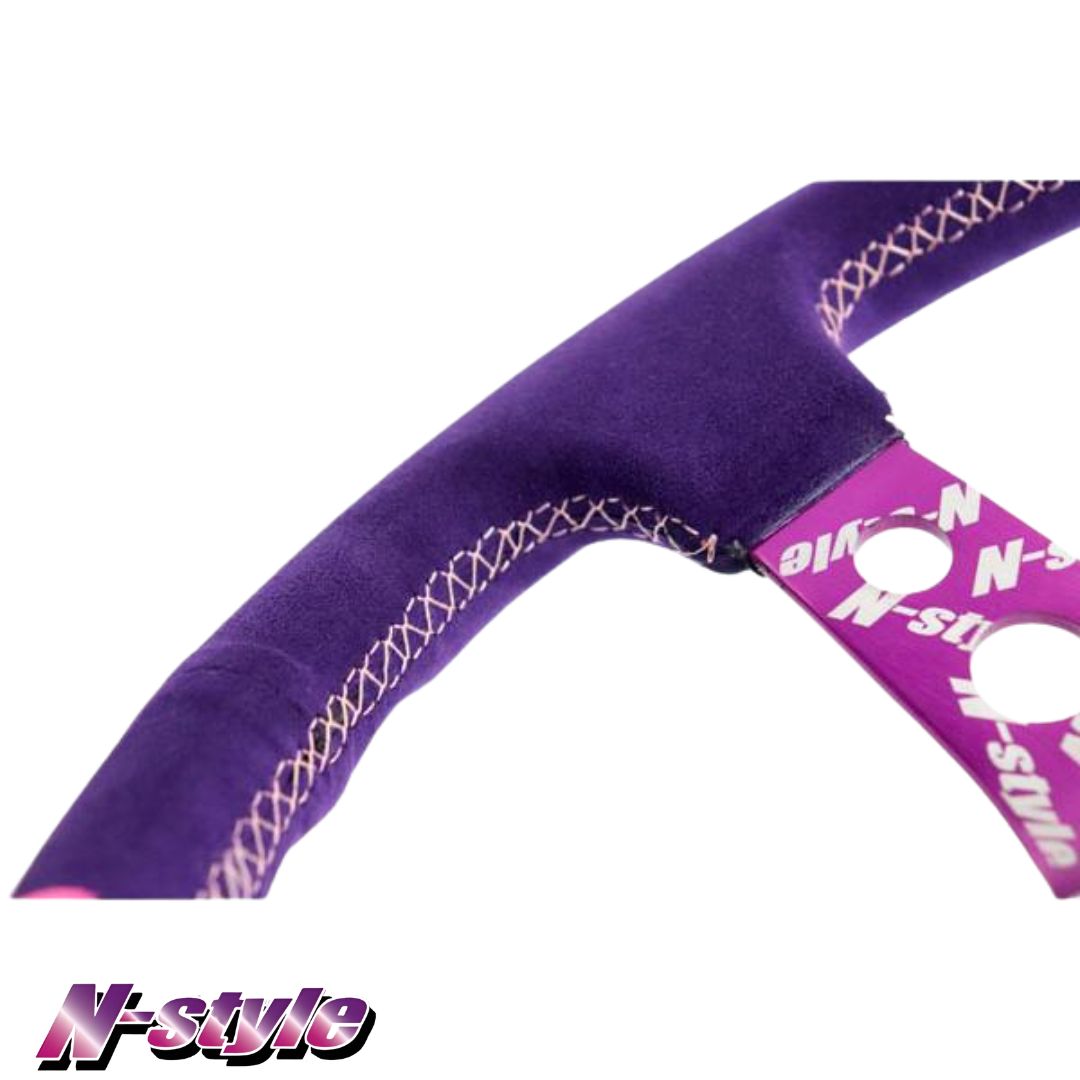 KIWAMI Steering Wheel - Purple Alcantara