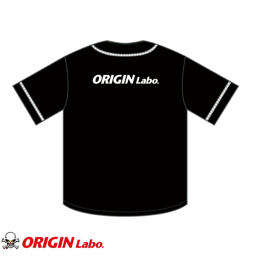 ORIGIN Labo. ベースボールシャツ(ブラック)