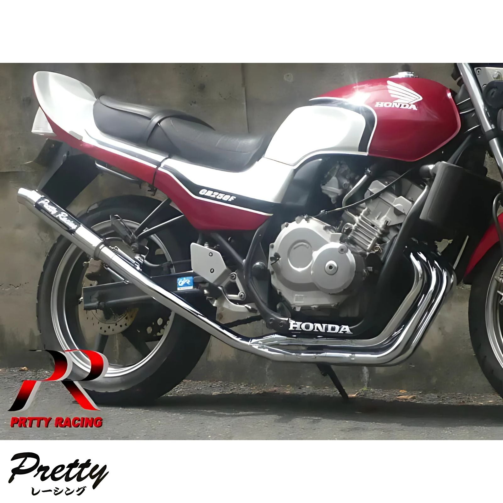PRETTY RACINGKIWAMI (極) 4-1 Full Exhaust System [42.7π] - Chrome