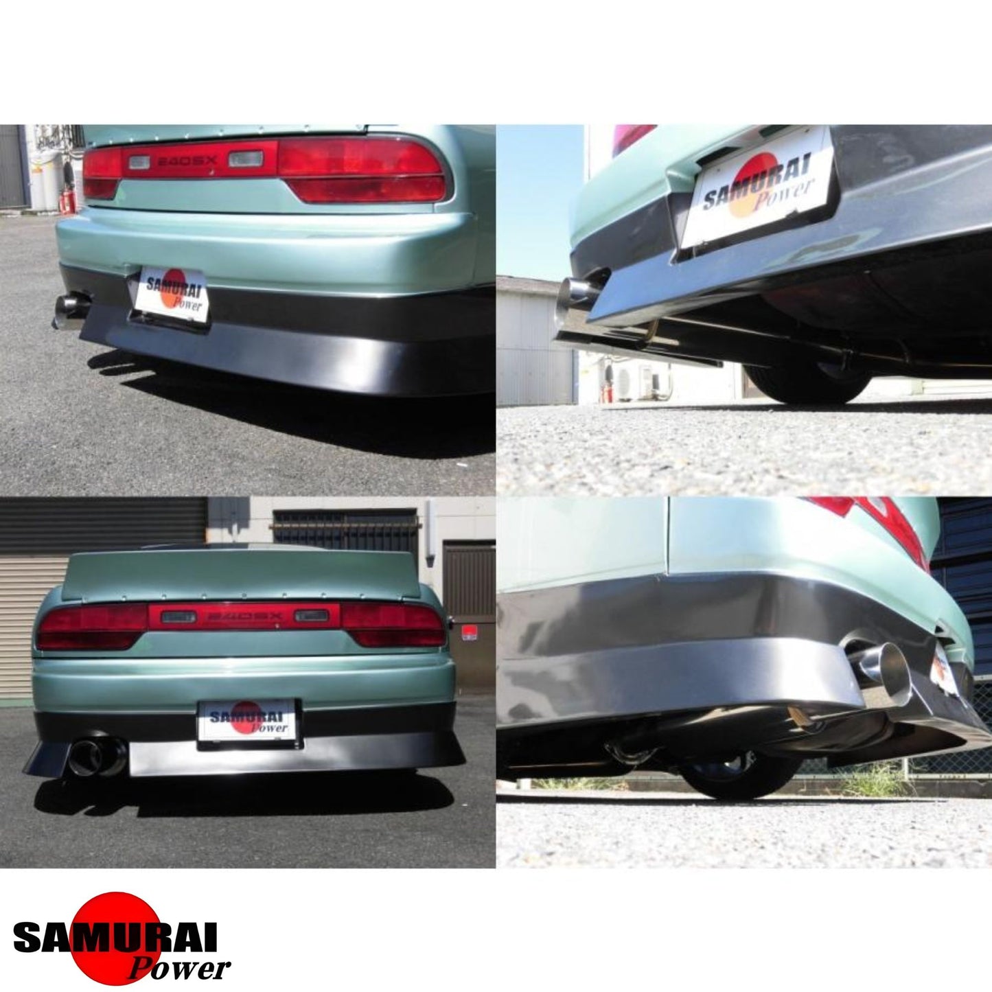 Extended Tip Cat-Back Racing Exhaust - Silvia S13