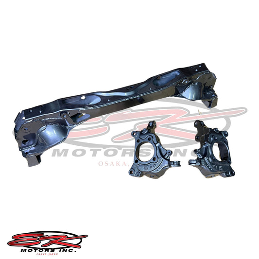 GT86/GR86/BRZ Steering Rack Relocation Kit + High Angle shortened Knuckles