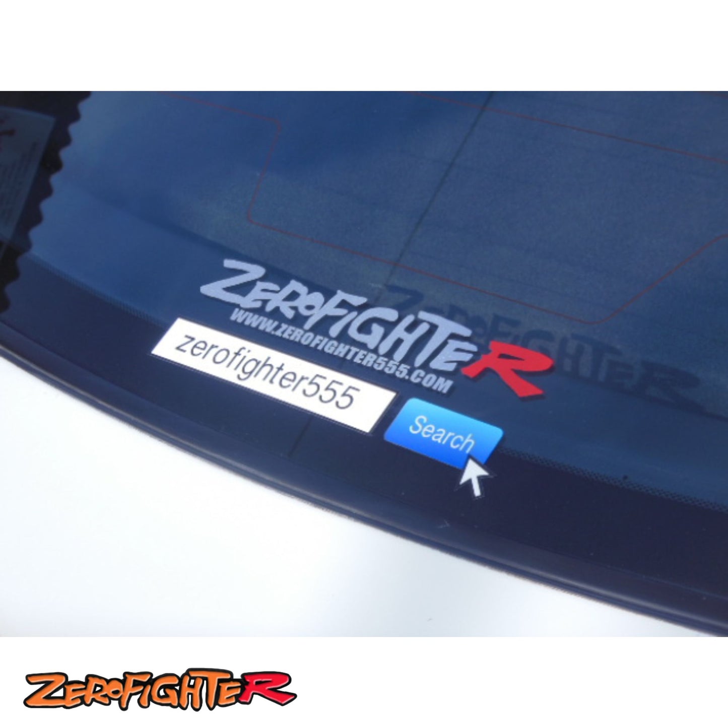 ZEROFIGHTER Shop Sticker (Silver)