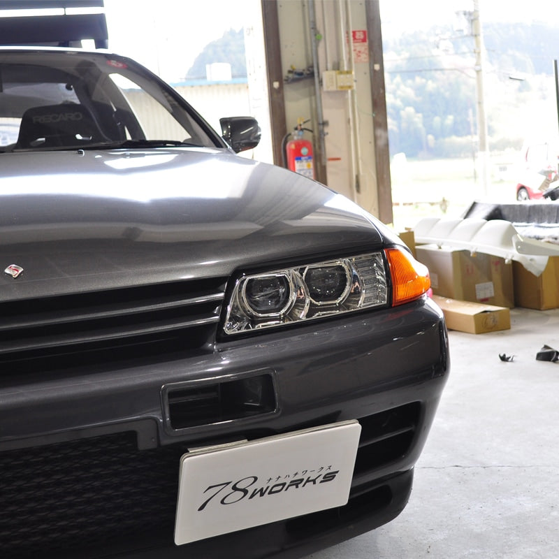78ワークス R32 スカイライン ヘッドライトユニット（クロームタイプ）