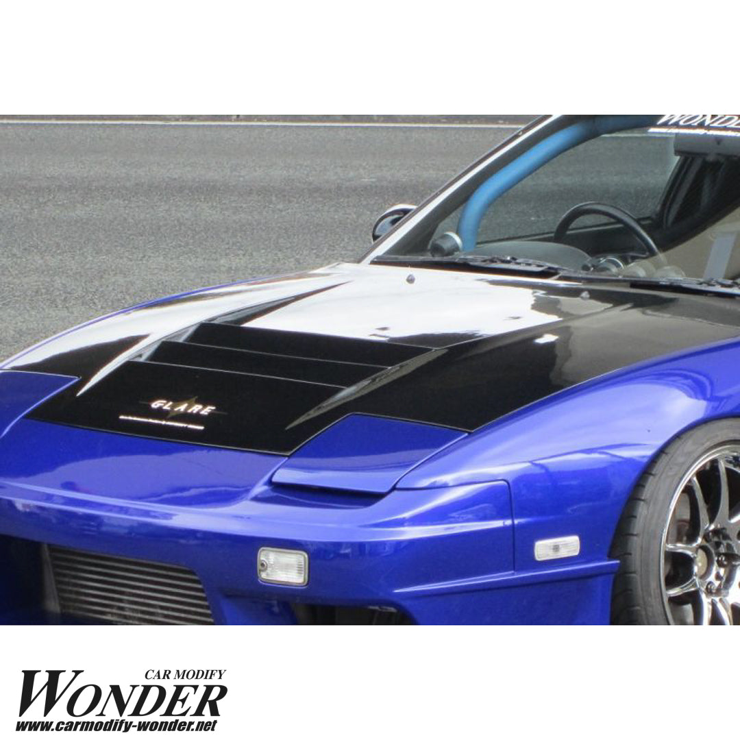 CAR MODIFY WONDER [GLARE] トリプルダクトボンネット - 180SX – E.K