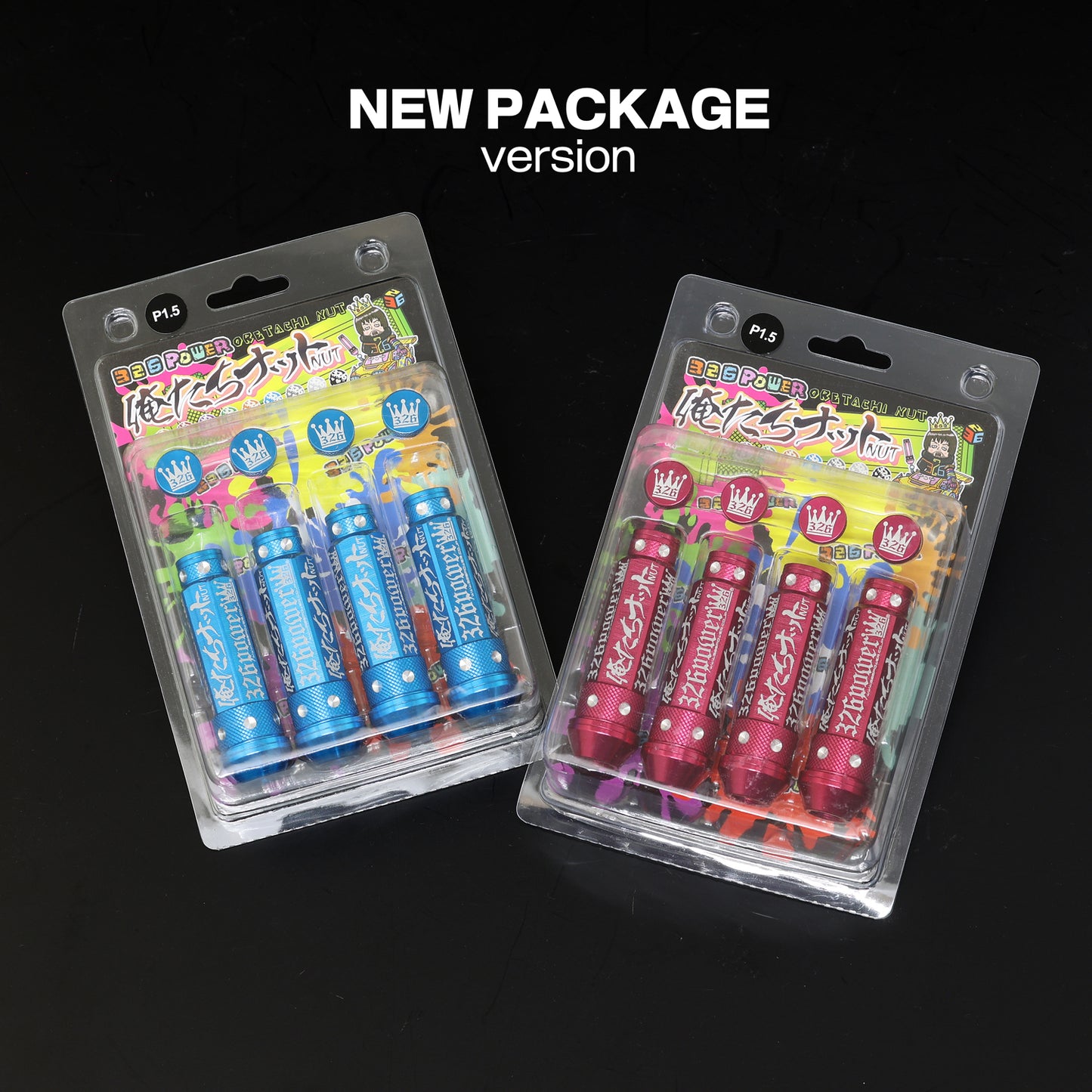 "Oretachi" Wheel Nut [L] 8cm - 4pcs