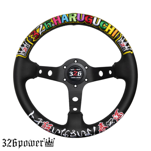 326POWER ラリークイックステアリングホイール 春口満　モデル
