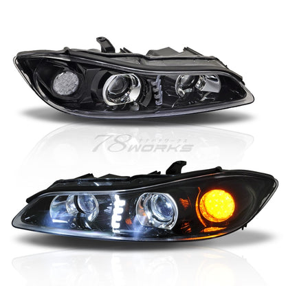 78ワークス S15 シルビア LEDヘッドライトユニット V2 (ブラック)