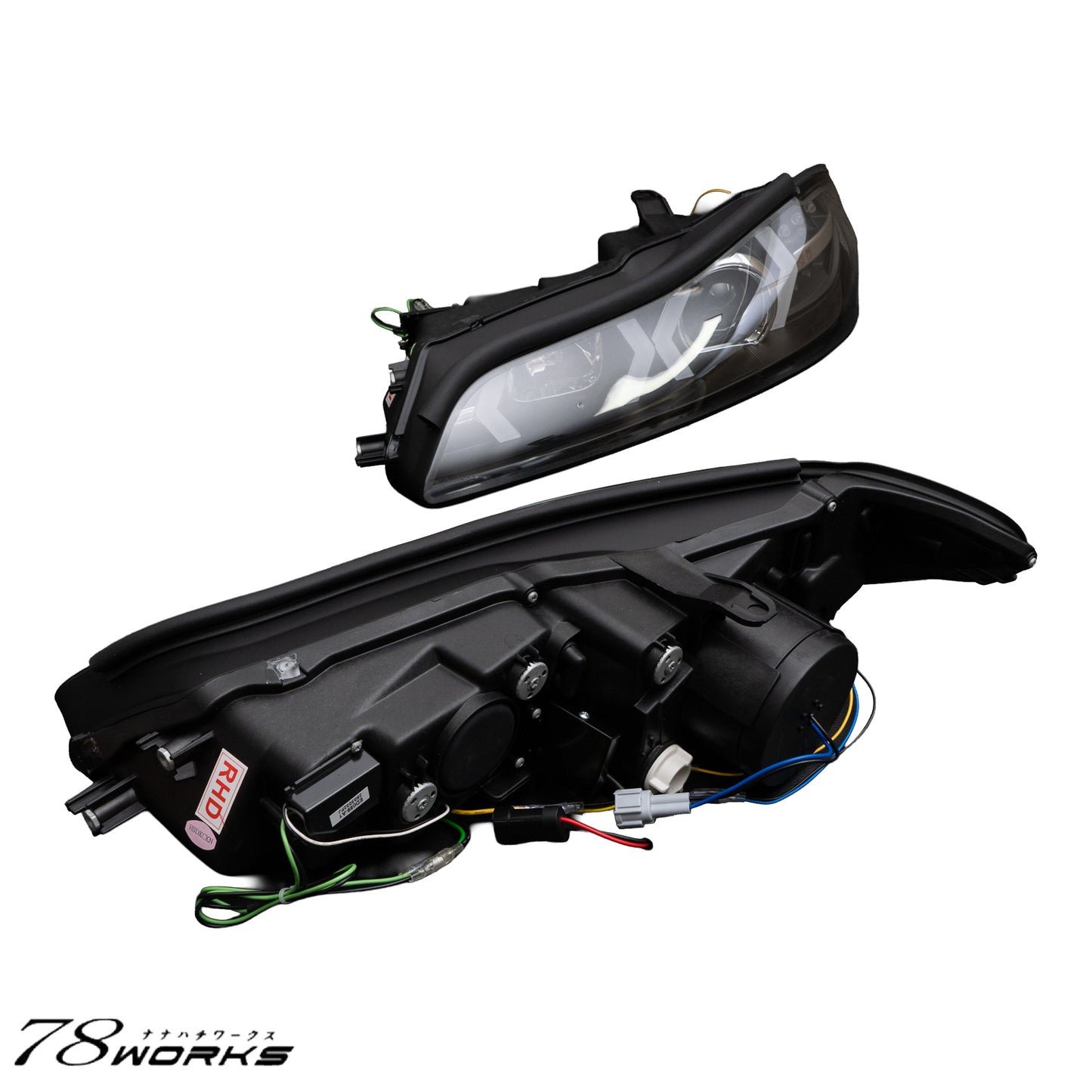 78WORKS S15 Silvia Fiber LED Head Light Unit V4 (Black)