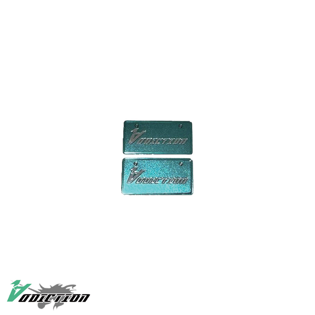 "ADDICTION" Number Plate - Green